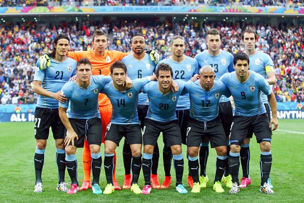 Uruguay Team World Cup Brazil 2014