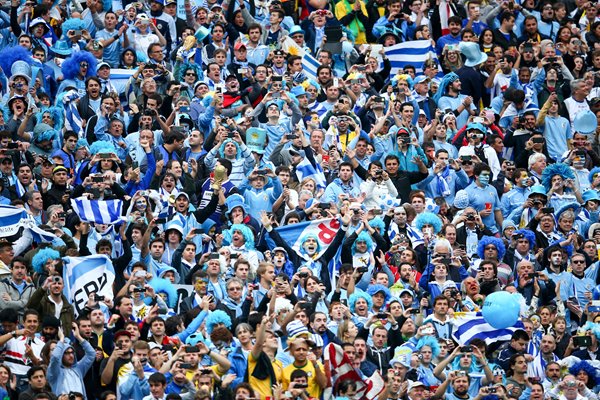 Uruguay fans_ Uruguay v England World Cup Brazil 2014
