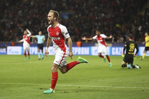 Valere Germain Monaco v Dortmund Champions League 2017