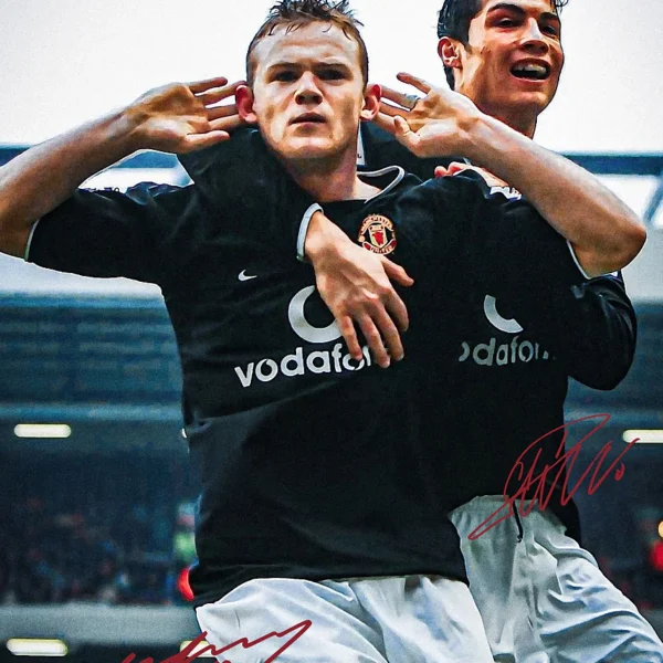 Wayne Rooney And Cristiano Ronaldo