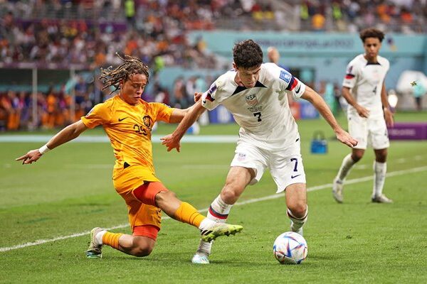 Xavi Simons Netherlands v Giovanni Reyna Last 16 World Cup Qatar 2022