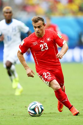 Xherdan Shaqiri Hattrick Switzerland 2014 World Cup
