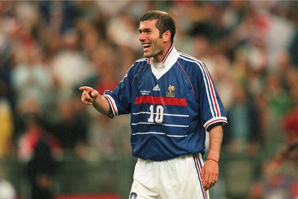 Zinedine Zidane France v Brazil World Cup Final 1998