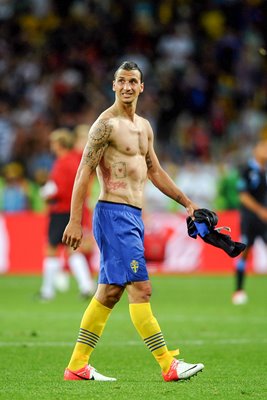 Zlatan Ibrahimovic of Sweden Euro 2012