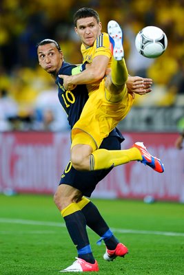 Zlatan Ibrahimovicv Sweden v Yevhen Selin Ukraine